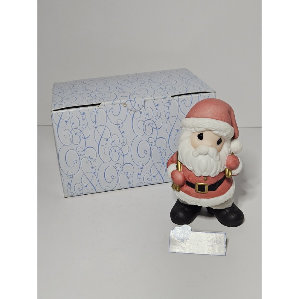 Precious Moments 2008 Santa Figurine Believe In The Magic Of Christmas 910062